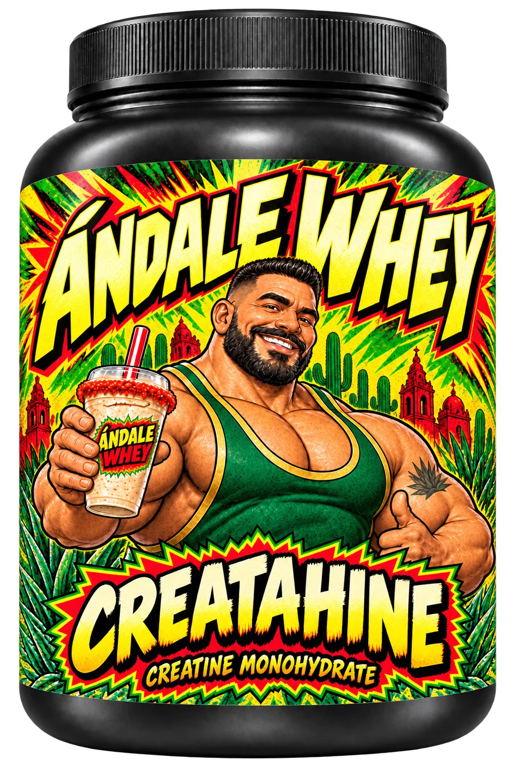 Ándale Whey Creatine monohydrate packaging