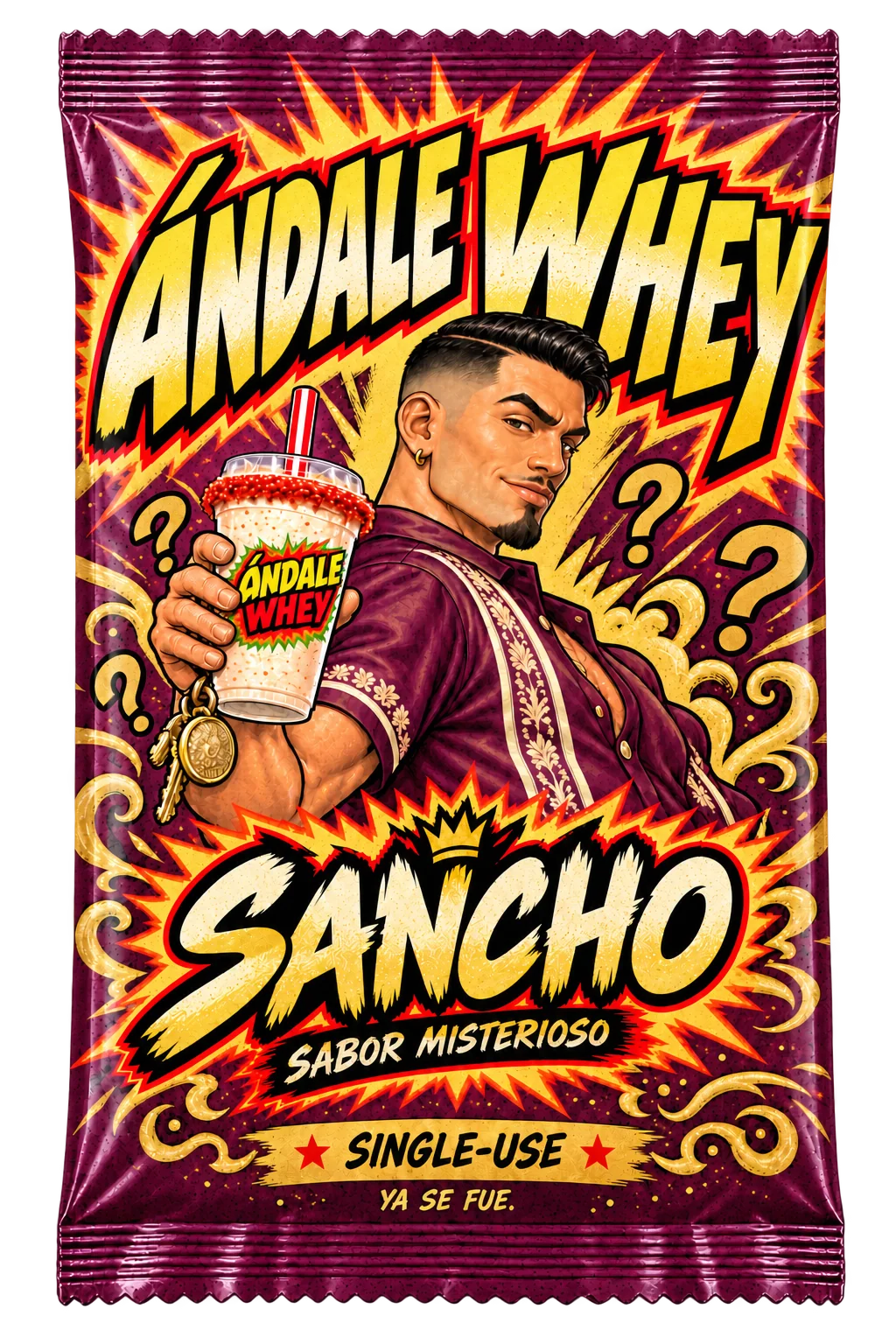 Ándale Whey Sancho packaging